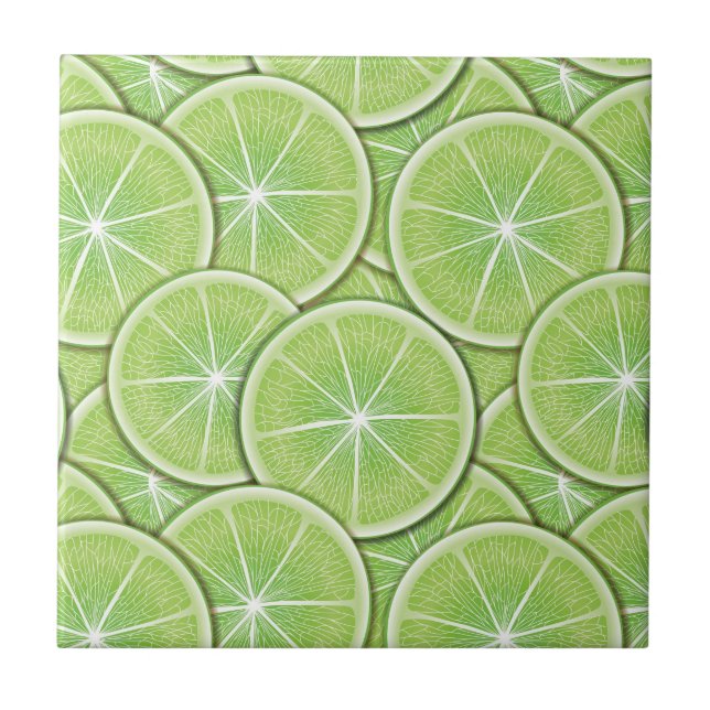 Carreau Motif d'agrumes (Devant)