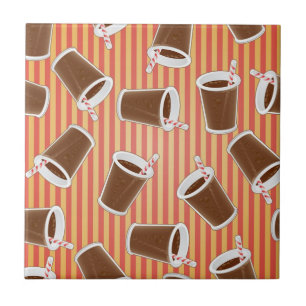 Carreau Motif d'aliments de préparation rapide