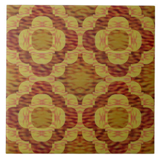 Carreau Motif d'anneau d'amour de feu