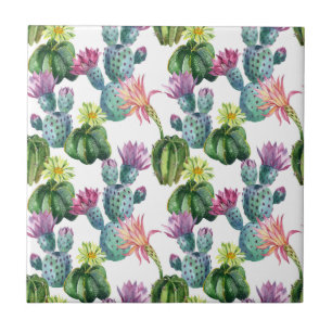 Carreau Motif d'art Cacti