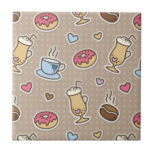 Carreau Motif de café