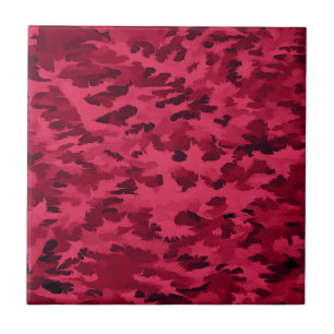 Carreau Motif de camouflage rouge rosé