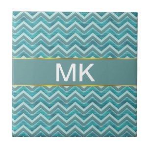 Carreau Motif de Chevron de parties scintillantes des eaux