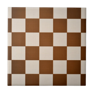 Carreau Motif de contrôle géométrique moderne Brown & Seas