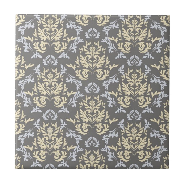 Carreau Motif de damassé (Devant)