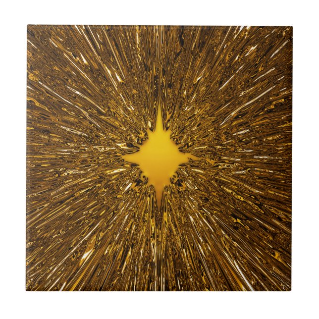 Carreau Motif de démarrage d'or (Devant)
