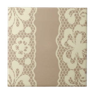 Carreau Motif de dentelle, cru 7 de fleur