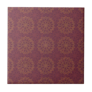 Carreau Motif de design floral sans soudure.