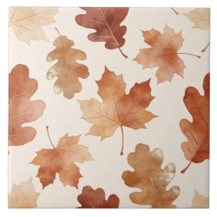 Carreau Motif de feuille d'automne confortable