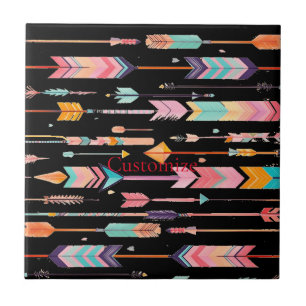 Carreau Motif de flèche multicolore Thunder_Cove