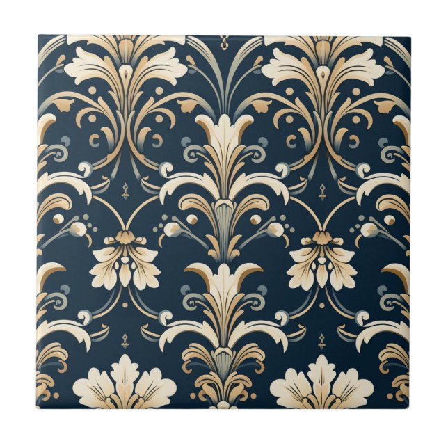 Carreau Motif de fond d'écran victorien (Devant)