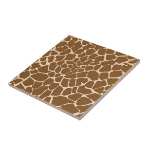 Carreau Motif de fourrure Giraffe Imprimer