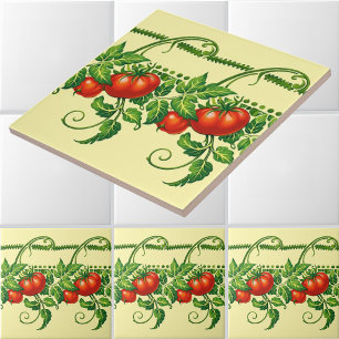 Carreau Motif de frise Art Nouveau rétro pour jardin de to