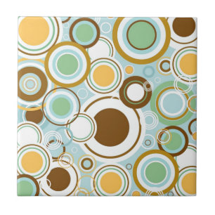 Carreau Motif de la bulle rétro