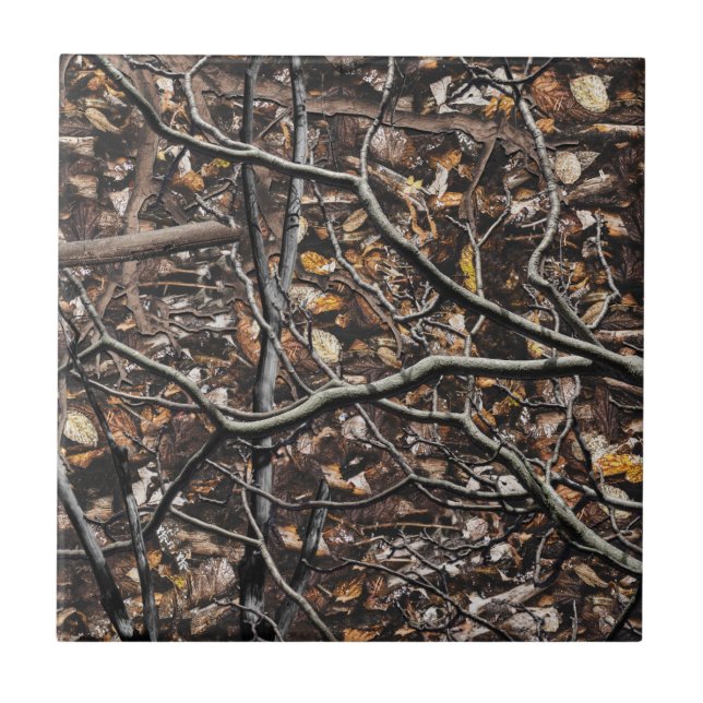 Carreau Motif de la chasse au camouflage 6 (Devant)