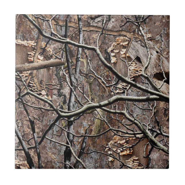 Carreau Motif de la chasse au camouflage 8 (Devant)