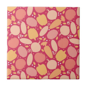 Carreau motif de légumes colorés