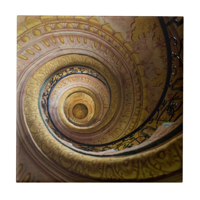 Carreau Motif de l'escalier Spiral (Devant)