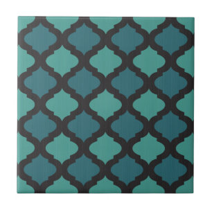 Carreau Motif de mosaïque dans le style arabe
