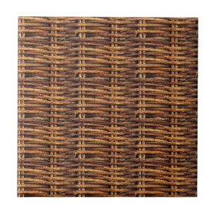 Carreau Motif de panier d'osier