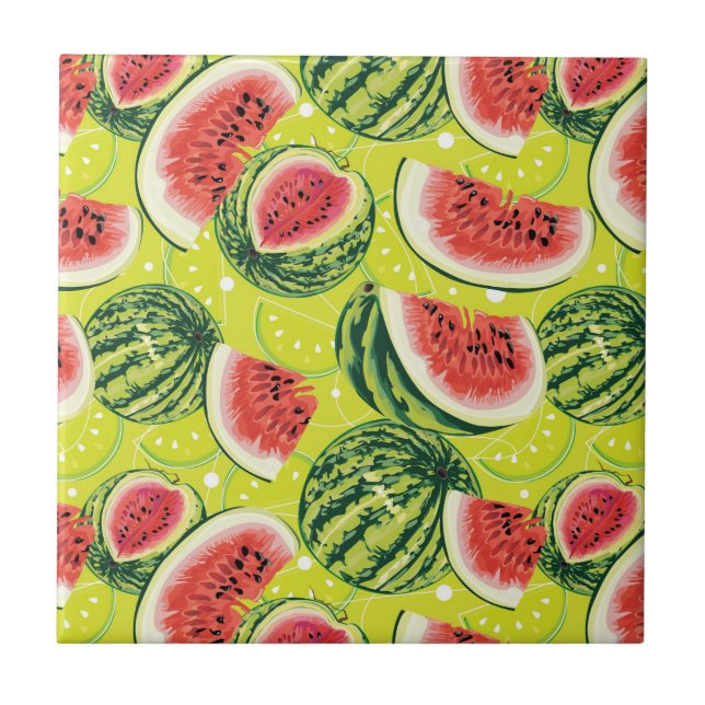 Carreau Motif de pastèque (Devant)