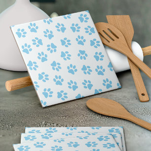Carreau Motif De Pâtes, Poches De Chien, Bébé Pâtes Bleues