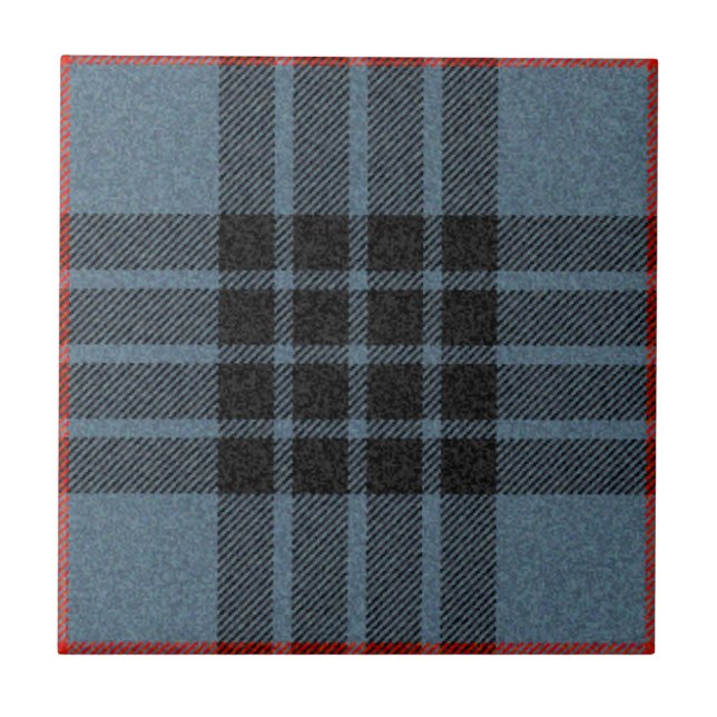 Carreau Motif de plaid de MacKay Blue Tartan (Devant)