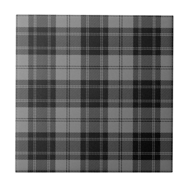 Carreau Motif de recherche de clans gris Douglas Tartan Pl (Devant)