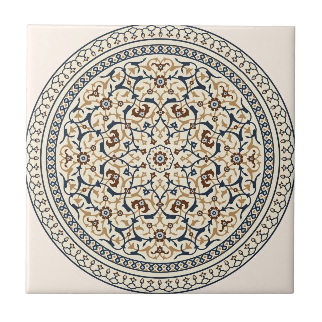 Carreau Motif de Shamseh (Devant)