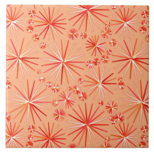 Carreau Motif de Spoutnik de la moitié du siècle, nuances