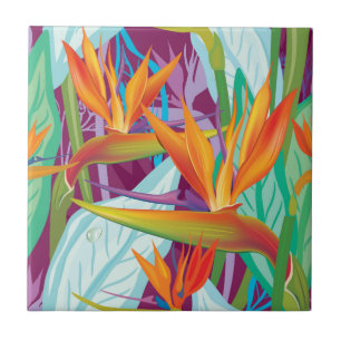 Carreau Motif de Strelitzia