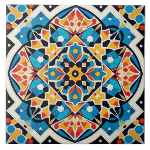 Carreau motif de style cool marocain