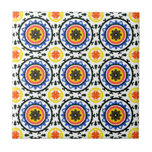 Carreau Motif de Suzani