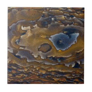 Carreau Motif De Swirl Sur La Plaque De Jasper