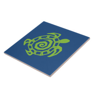 Carreau Motif de tortue verte