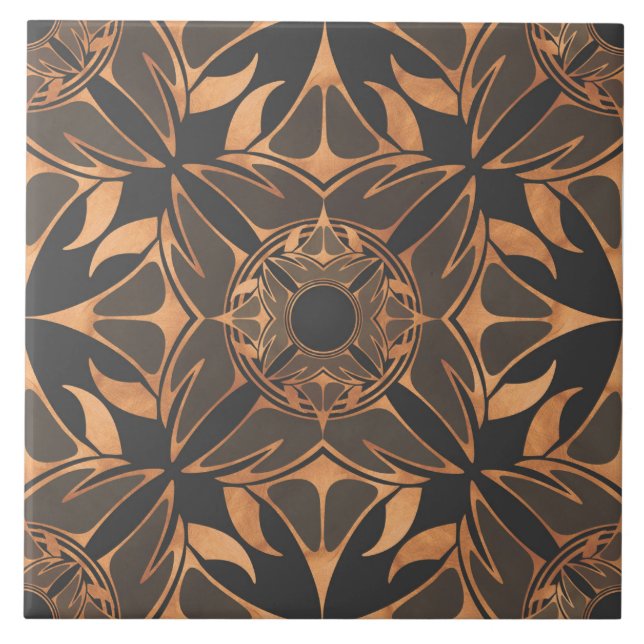 Carreau Motif décoratif, abstrait, design élégant (Devant)