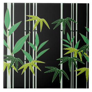 Carreau Motif décoratif en bambou