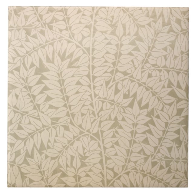 Carreau Motif des feuilles et des branches (par William Mo (Devant)