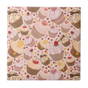 Carreau Motif des petits gâteaux de célébration