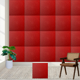 Carreau Motif des points rouge et or de Noël