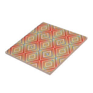 Carreau Motif diamant alternatif Pop Of Reds 