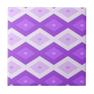 Carreau Motif diamant violet clair