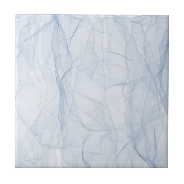 Carreau Motif d'ombre bleue (Devant)