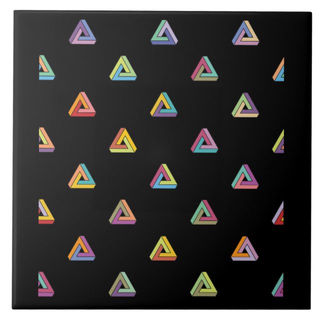 Carreau Motif élégant de Penrose (Devant)