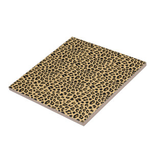 Carreau Motif Empreinte de léopard mignon