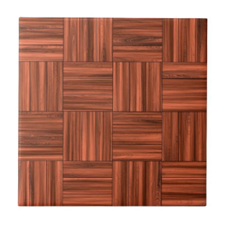 Carreau Motif en bois de plancher de parquet de cerise