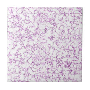 Carreau Motif en marbre violet