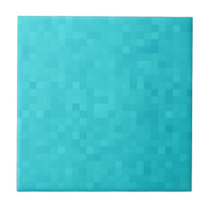 Carreau Motif en mosaïque bleue Aqua,