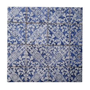 Carreau Motif en mosaïque marocaine espagnole Texture Vin