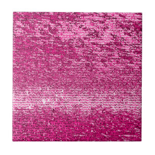 Carreau Motif en mosaïque rose